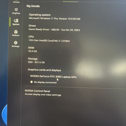 MSI Pulse 76 3060 Gaming Laptop 17”