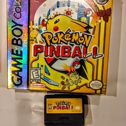Pokemon Pinball Game For Nintendo Game Boy Color