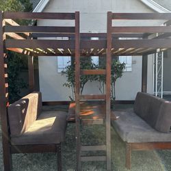 Twin Size Bunk Beds And Dinning Set
