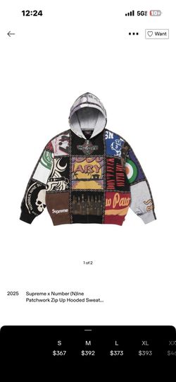 supreme number 9 size M