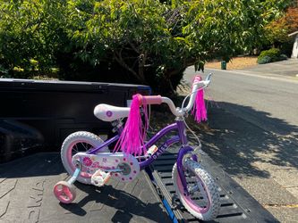Child Kid Children Bike 12” Wheels With Training Wheels Bicycle Tricycle Trike in Good Condition