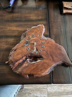 Wood clock