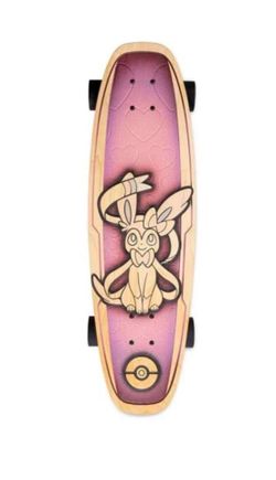 2021 Exclusive Pokemon Center x Bear Walker Sylveon Skateboard