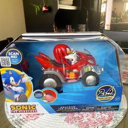 Sonic the Hedgehog Knuckles RC Motorcycle - Turbo Boost, 2.4GHz Full Function, New!