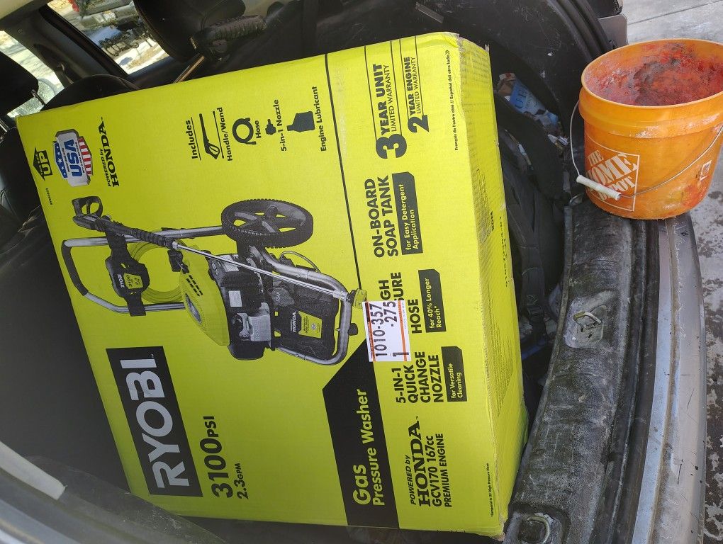 3100psi Ryobi Pressure Washer