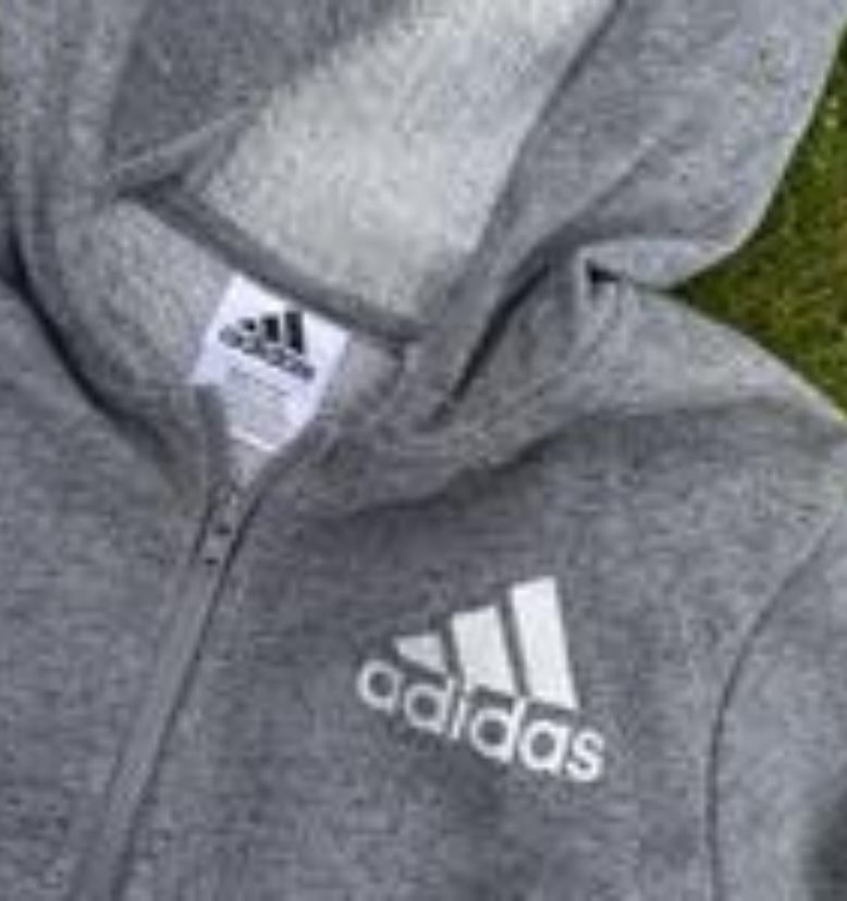 Adidas Gray Hoodie. Size Small