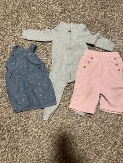 Baby Girl Clothing Bundle – 3 Pieces