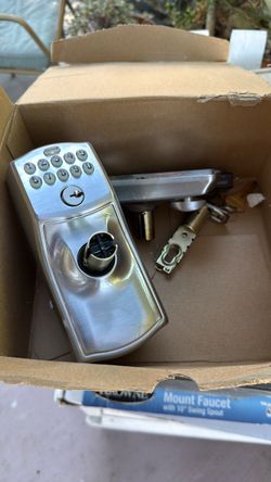 Schlage keypad door lock