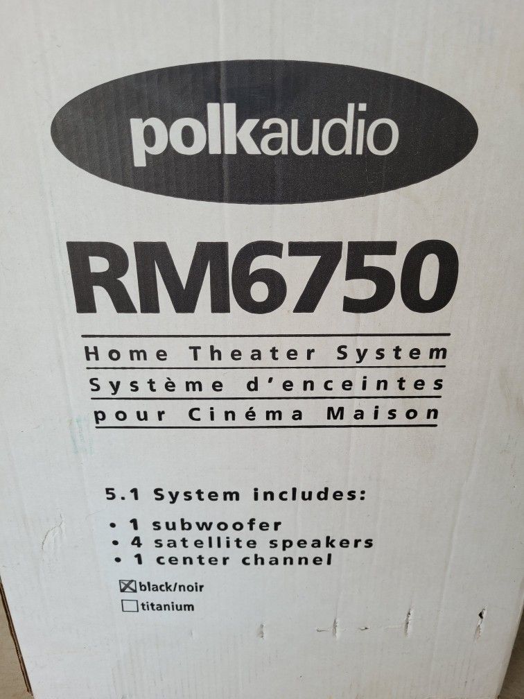 Polk Audio RM6750 5.1 Home Theater Surround System 