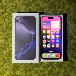 iPhone 16 Pro | 128GB | Black Titanium | Factory Unlocked