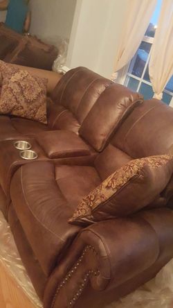 Sofa and love seat