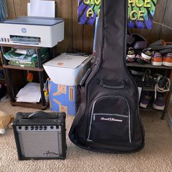 Amp And Acoustic Guitar Bag