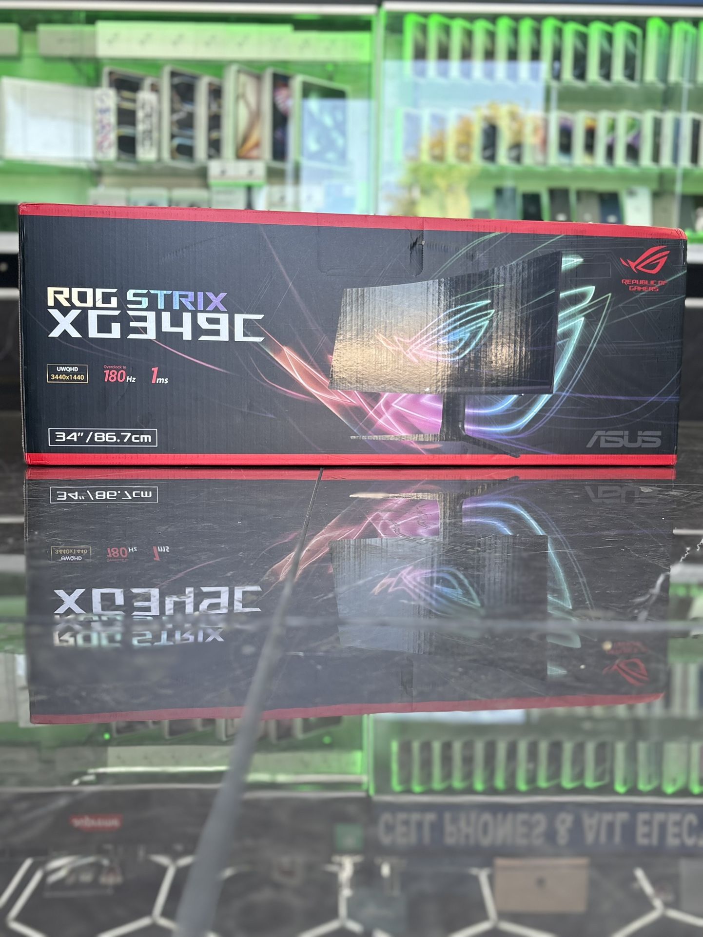 ROG STRIX XG349C 34” Curved Monitor 180HZ (Take It Home In Payments/ llévalo a casa en pagos