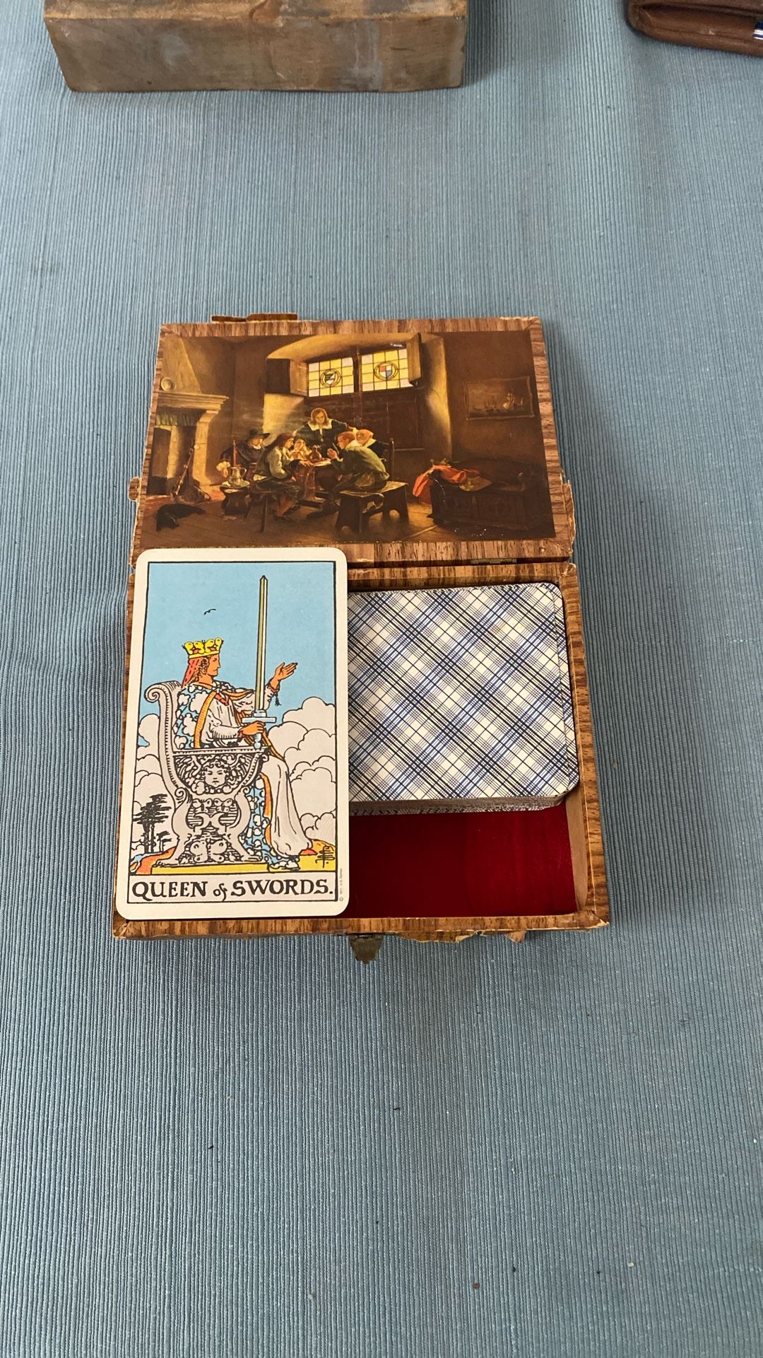 VINTAGE Tarot Card Set – Rider-Waite Deck + Wooden Box