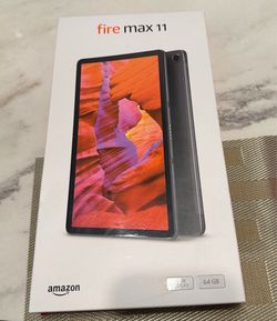 Amazon Fire Max 11 tablet with magnetic keyboard case