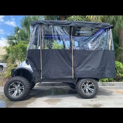 Black Enclosure For Golf Cart - Icon I40 I40l