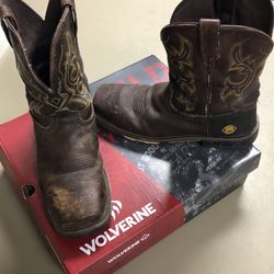 Wolverine cowboy Boots Size 14 