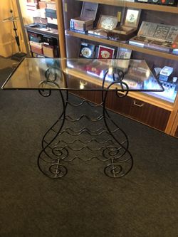 Wine Rack Table