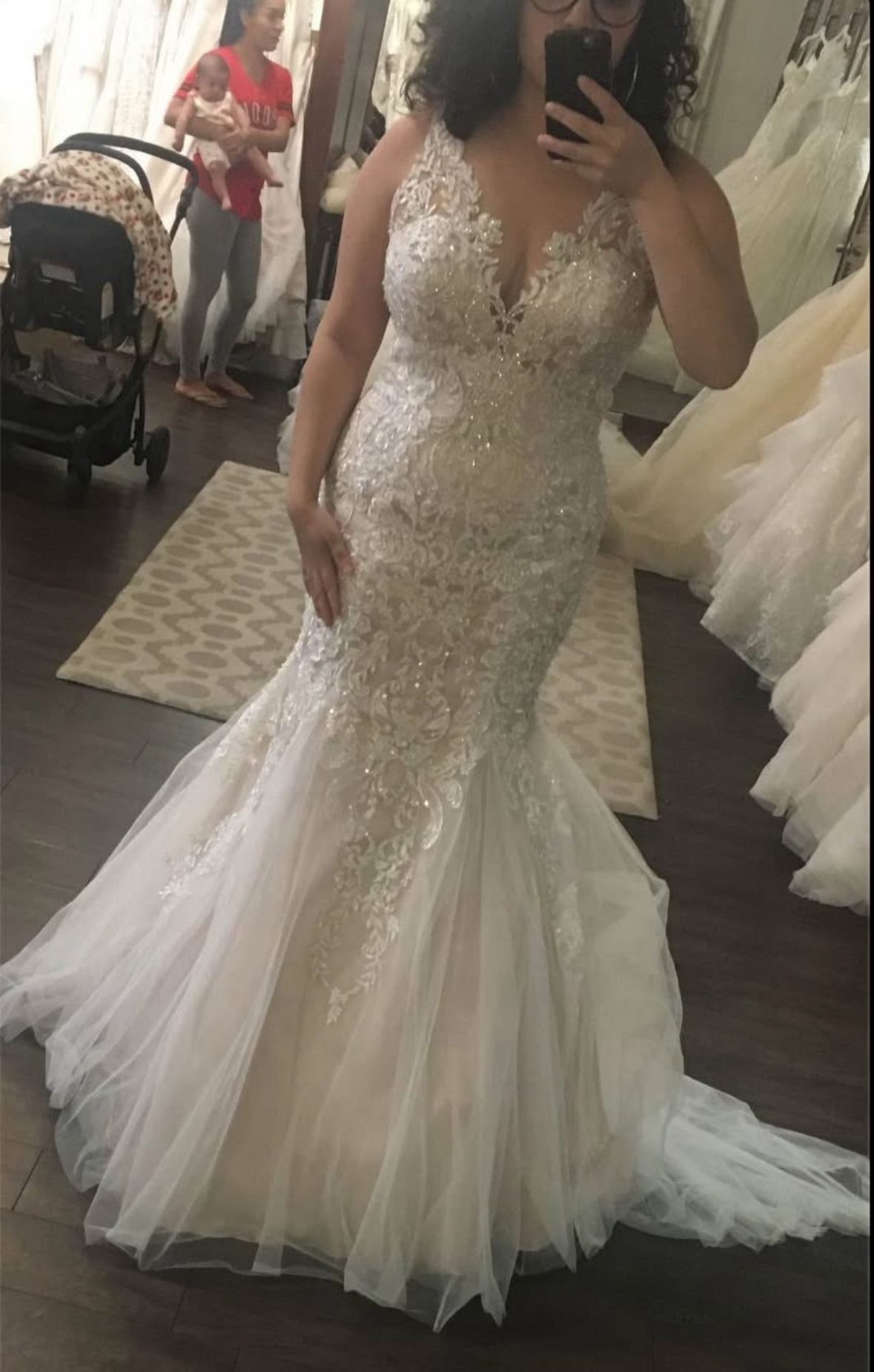 Allure wedding Gown Worn Once
