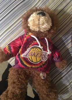 Lakers collectible teddy bear