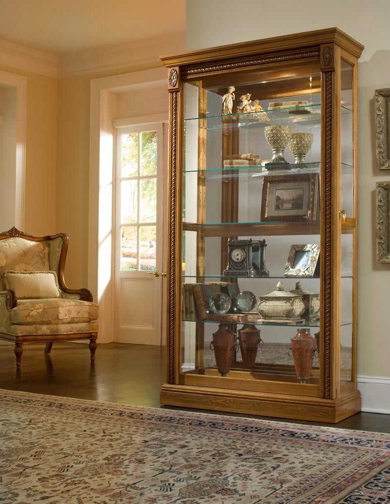 Oak Curio Display