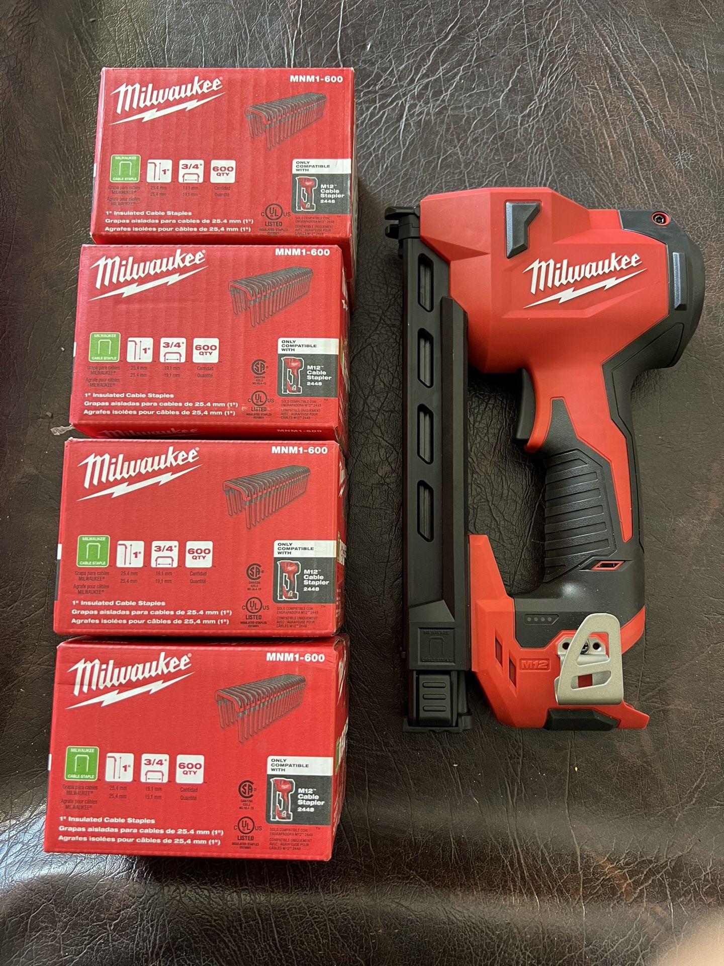 Milwaukee M12 Cable Stapler With Staples