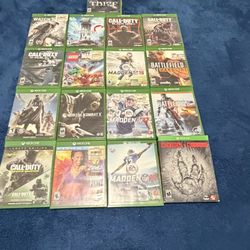 Xbox 1 Games (17 Total) Great Condition
