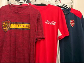 Shirts. Large. Harry Potter, soccer , coke