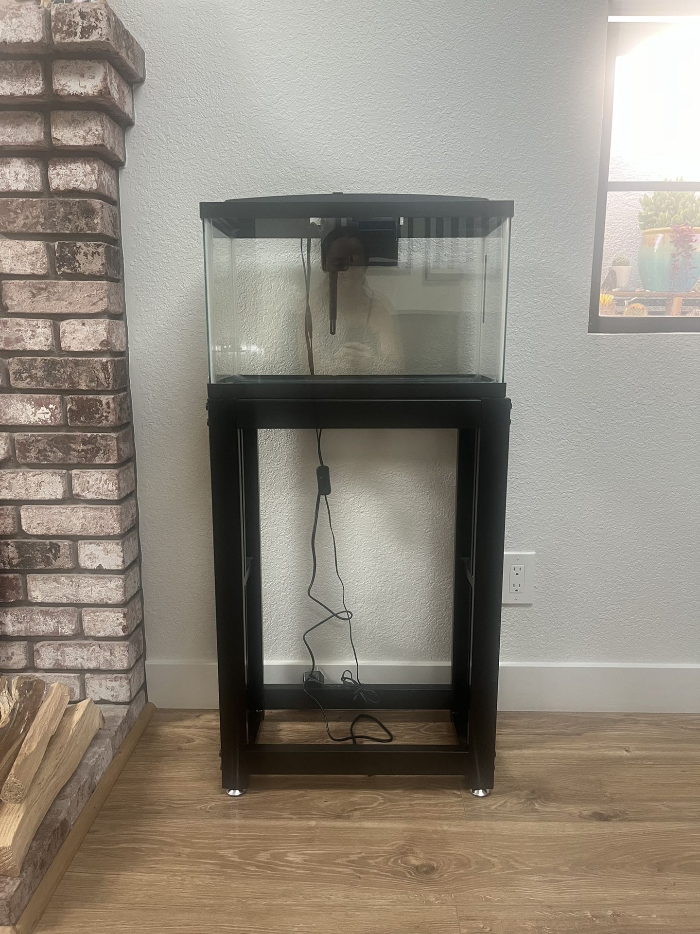 Fish Tank And Metal Stand
