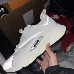 Dior B22 in a white and grey/silver colorway