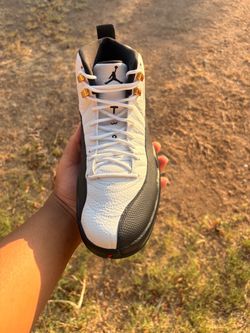 Air Jordan 12 Retro White Black Sneakers