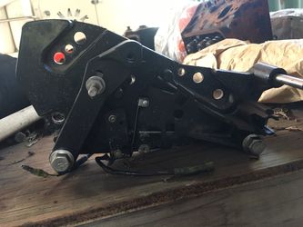 Mercruiser shift plate with switch alpha one bravo