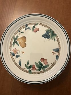Set of Nature's Bounty Chop Salad Plates by Noritake