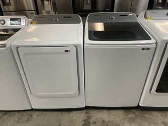 Samsung Washer 5.0 Cu Ft And Dryer Gas 7.5 Cu Ft 