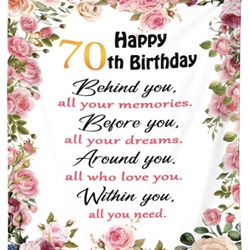 Eliber Happy 70th Birthday Gifts for Women