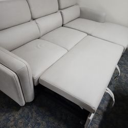 Fabric Or Micro Leather Couch Converts To Bed 