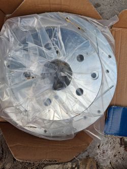 Drilled and Slotted Brake Rotor