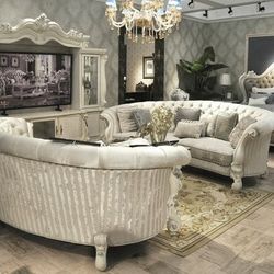 Set of 2 large sofas new 