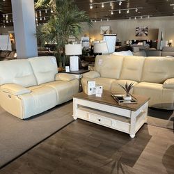 Power Reclining Sofa And Loveseat