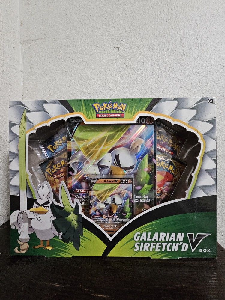 Pokemon Cards  XY Evolutions Galarian Sirfetch'd V Box 