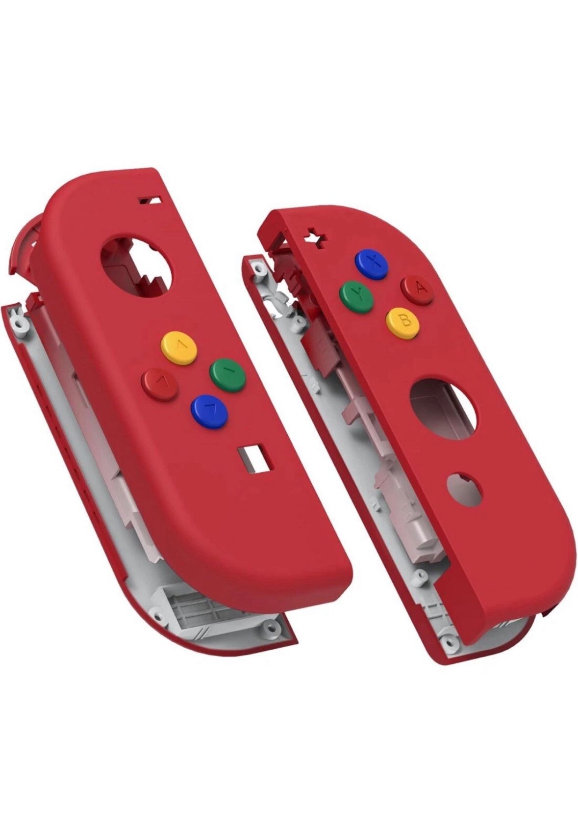 ExtremeRate DIY Replacement Shell Buttons For Nintendo Switch & switch OLED Red