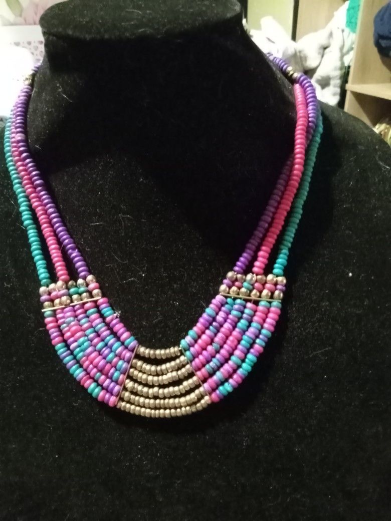 Multi Colored Necklace 