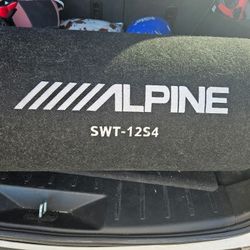 Subwoofer Box & Amplifier 