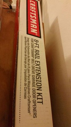 Craftsman garage door extension kit
