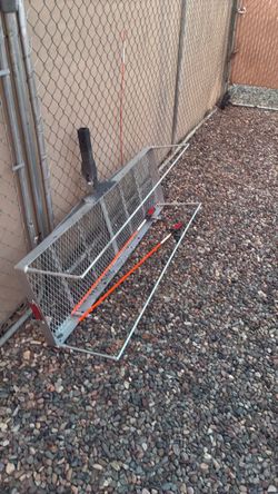 Hitch cargo with custom removable rail