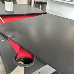 Hathaway Park Avenue 7-ft Pool Table Combo Set w/ Benches  