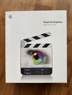 Final Cut Express version 1.0.1