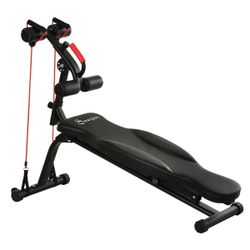 Multifunctional Sit Up and Dumbbell Weight Bench with 4-Angle Adjustable Backrest & Lightweight Portable Design