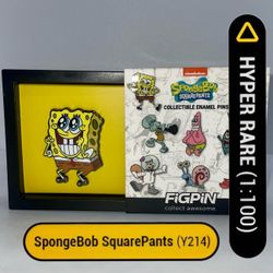 Figpin Mystery Series Spongebob - SpongeBob ✨ Hyper Rare ✨Locked Y214