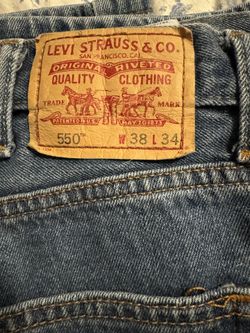 Men’s Levi 550 Jeans W38 L 34